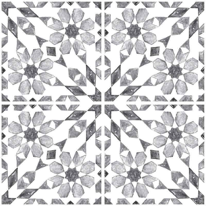 Wallpops Catalan Gray and White Peel and Stick Backsplash Tile
