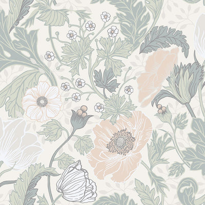 Anemone Floral Wallpaper