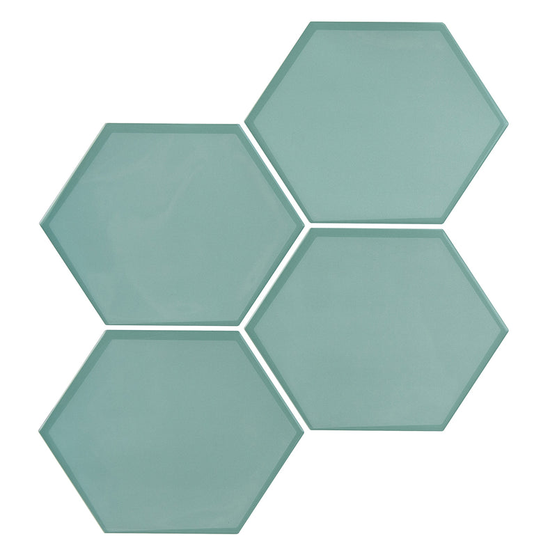 Hex Peel and Stick Backsplash Tile