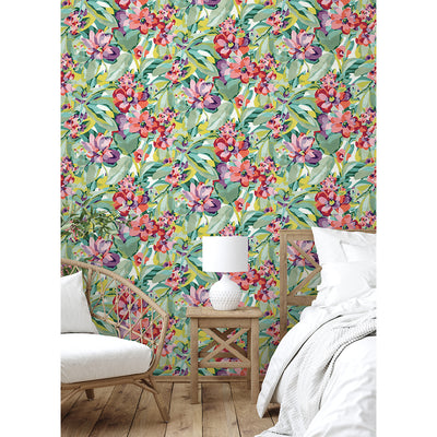 Belles Fleurs Peel and Stick Wallpaper