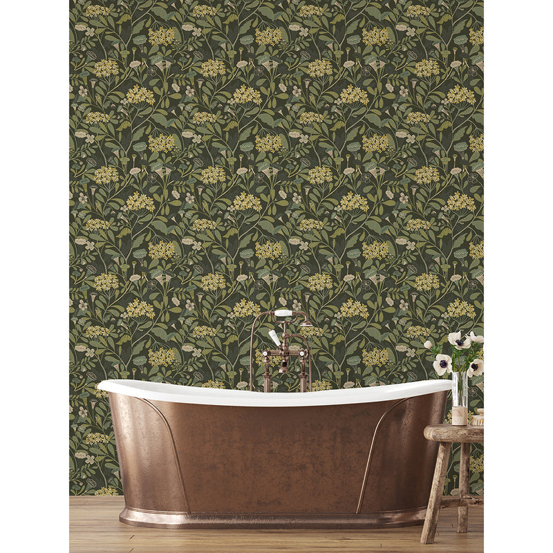 Hybbe Hydrangea Garden Wallpaper