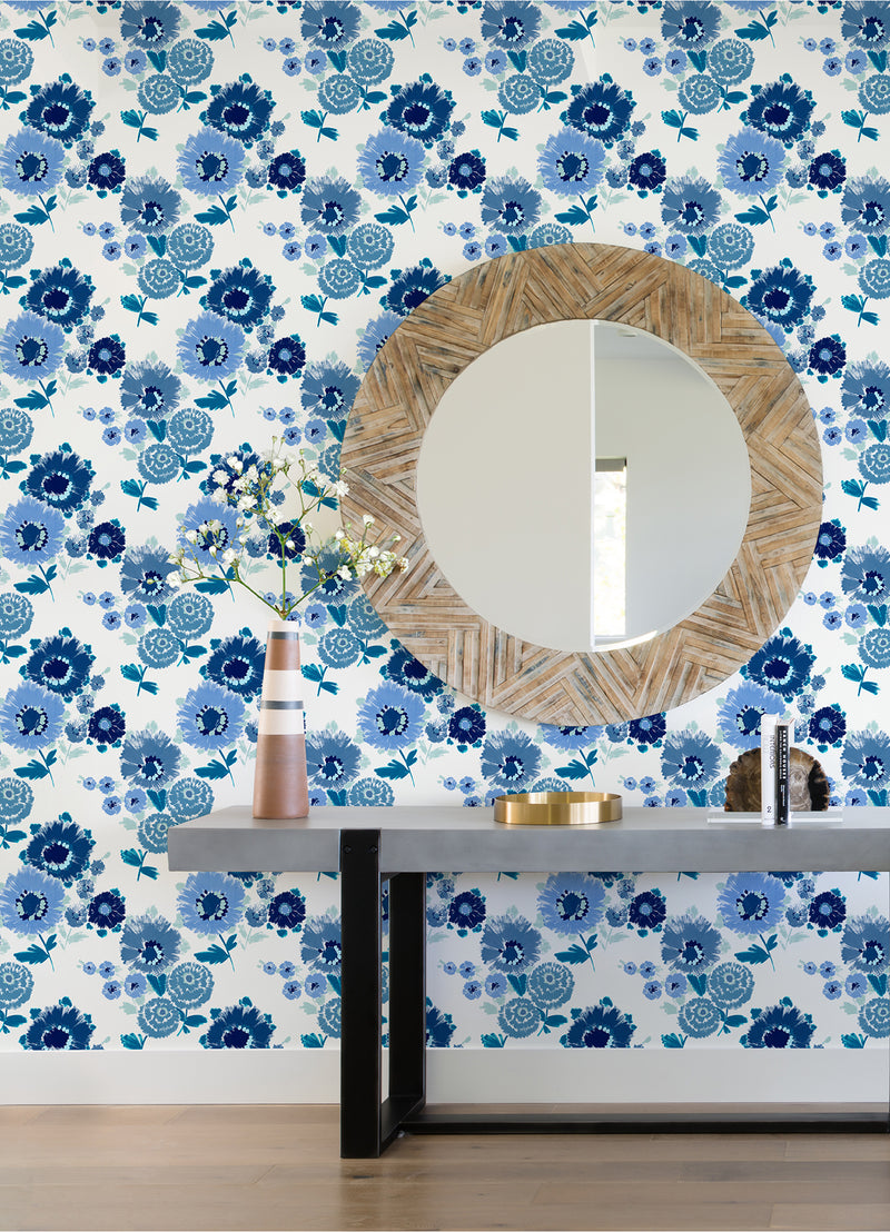 Essie Painterly Floral Wallpaper