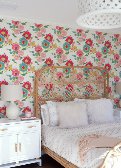 Essie Painterly Floral Wallpaper