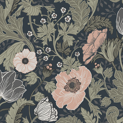 Anemone Floral Wallpaper