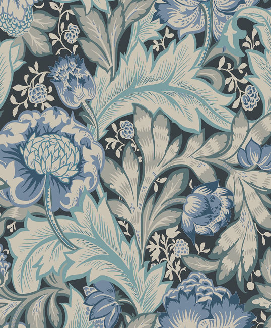 Acanthus Garden Wallquest Wallpaper