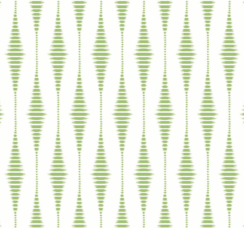 NextWall Peel and Stick Ikat Stripe Wallpaper