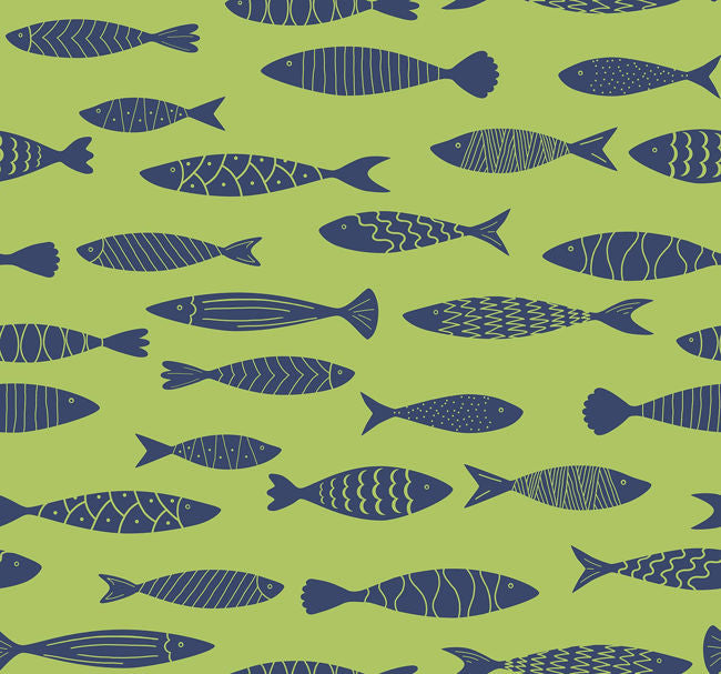 Bay Fish Wallpaper Wallquest