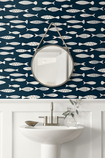 Bay Fish Wallpaper Wallquest