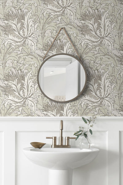 NextWall Peel and Stick Floral Folly Wallpaper