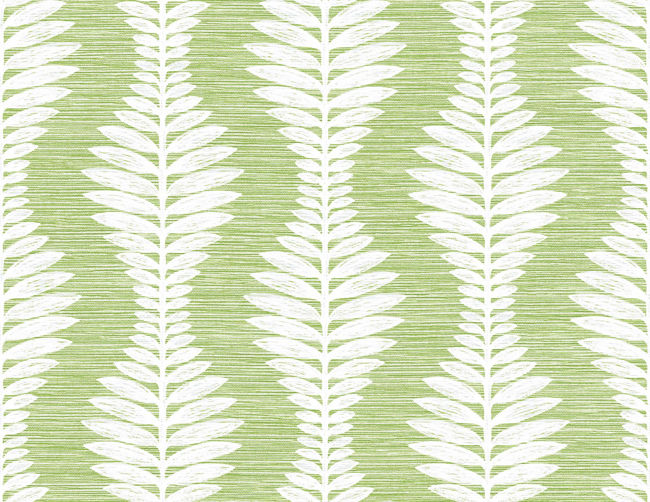 Carina Leaf Ogee Wallquest Wallpaper