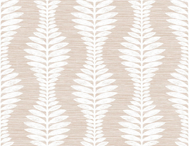 Carina Leaf Ogee Wallquest Wallpaper