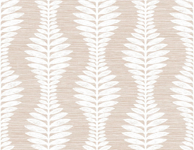 Carina Leaf Ogee Wallquest Wallpaper