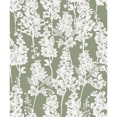 Larkspur Peel and Stick Wallpaper Wallpops Dylan M Collection