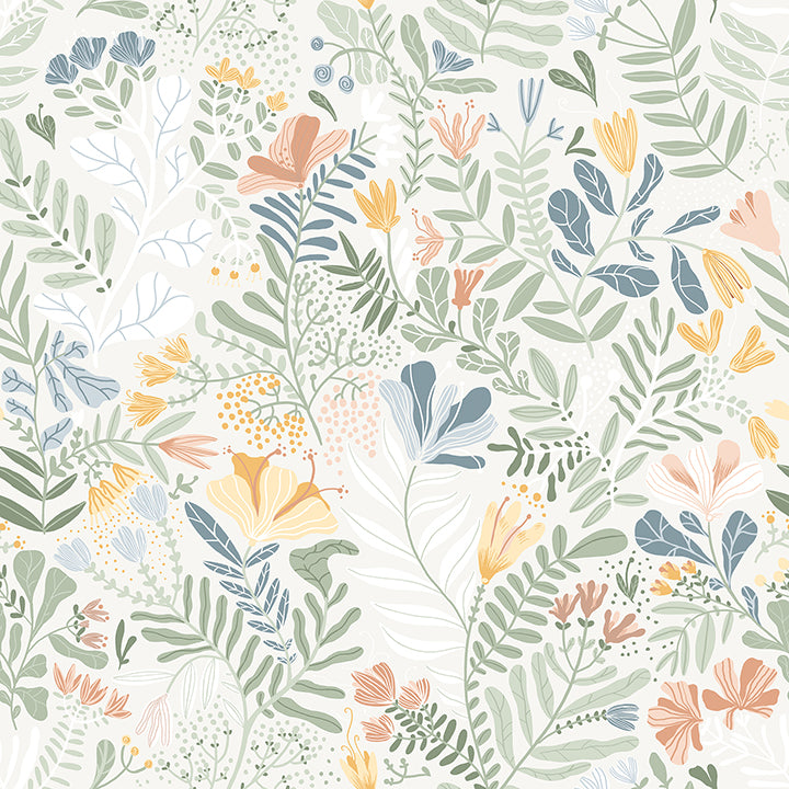 Brittsommar Woodland Floral Wallpaper