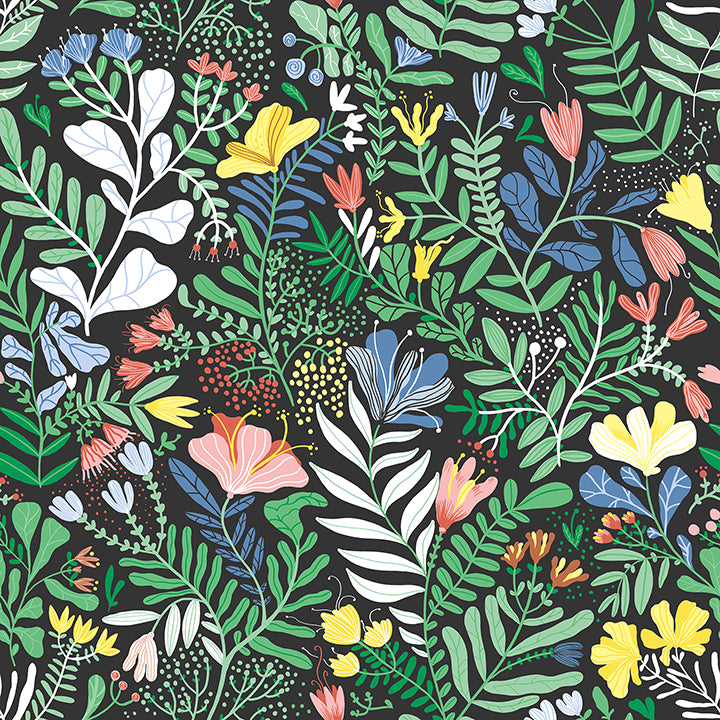 Brittsommar Woodland Floral Wallpaper