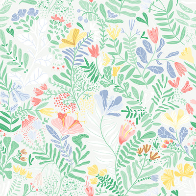 Brittsommar Woodland Floral Wallpaper