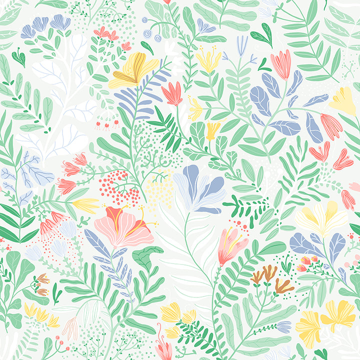 Brittsommar Woodland Floral Wallpaper