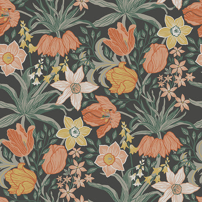 Cecilia Tulip and Daffodil Wallpaper