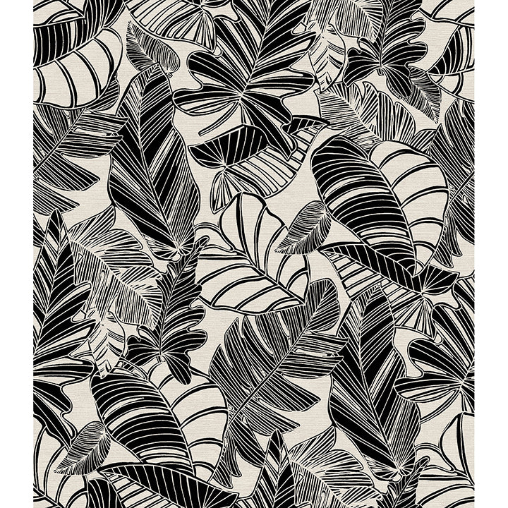 Pindo Wood Cut Palm Peel and Stick Wallpaper