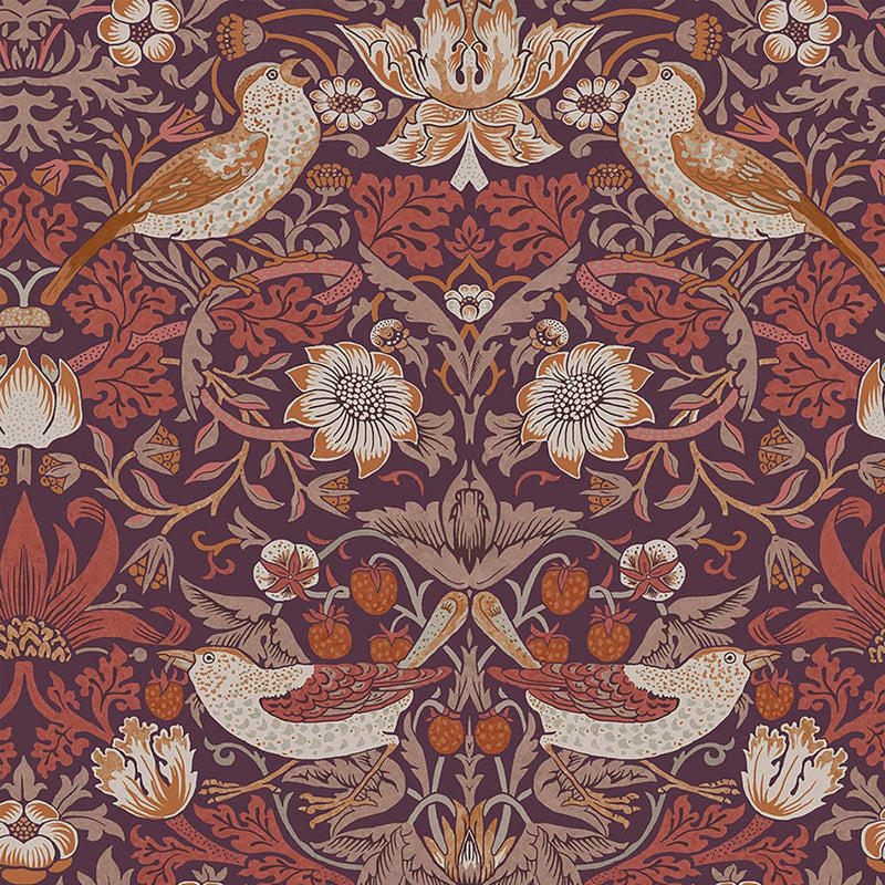 William Morris Strawberry Thief Wallpaper