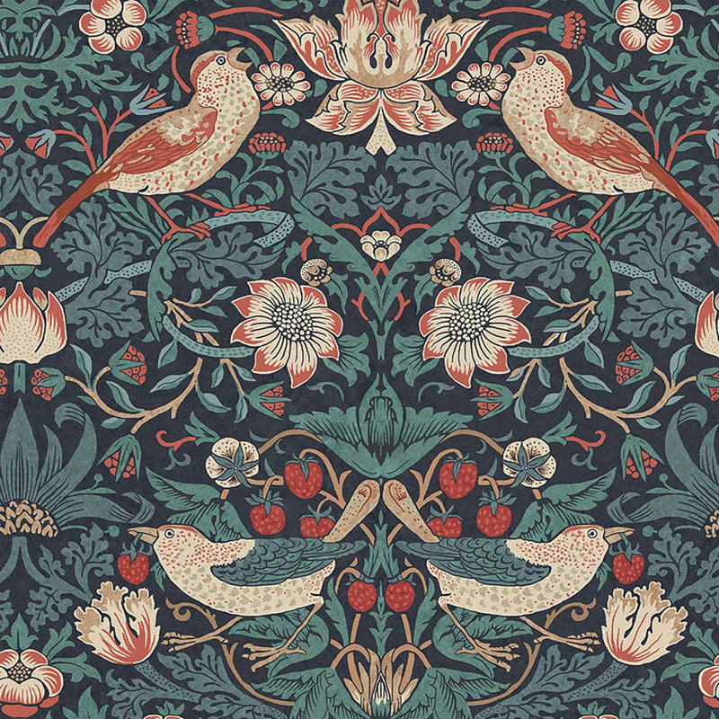 William Morris Strawberry Thief Wallpaper