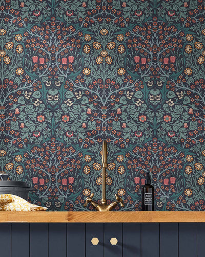 William Morris Blackthorn Wallpaper