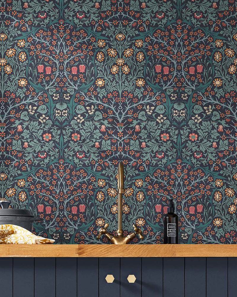 William Morris Blackthorn Wallpaper