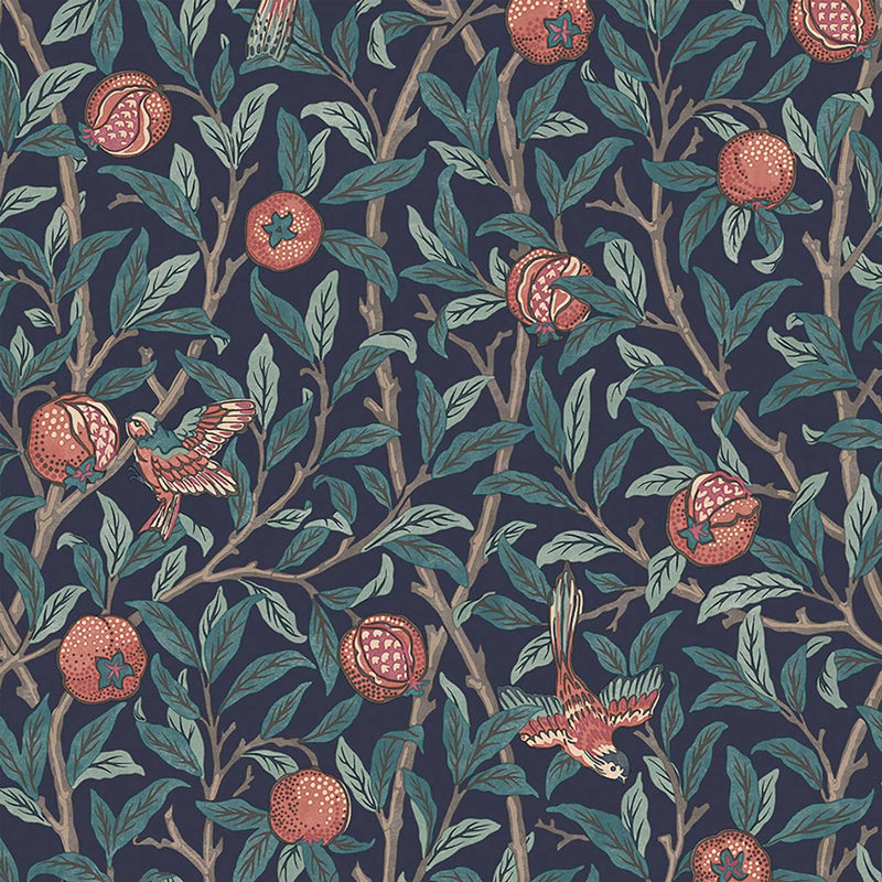 William Morris Birds and Pomegranate Wallpaper