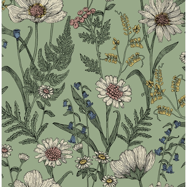 Arden Wild Meadow Wallpaper