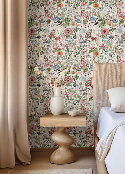 Whimsy Fauna Wallpaper