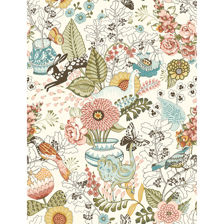 Whimsy Fauna Wallpaper