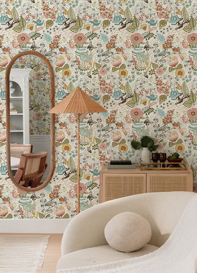 Whimsy Fauna Wallpaper