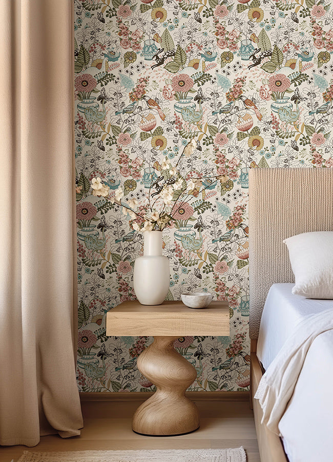 Whimsy Fauna Wallpaper