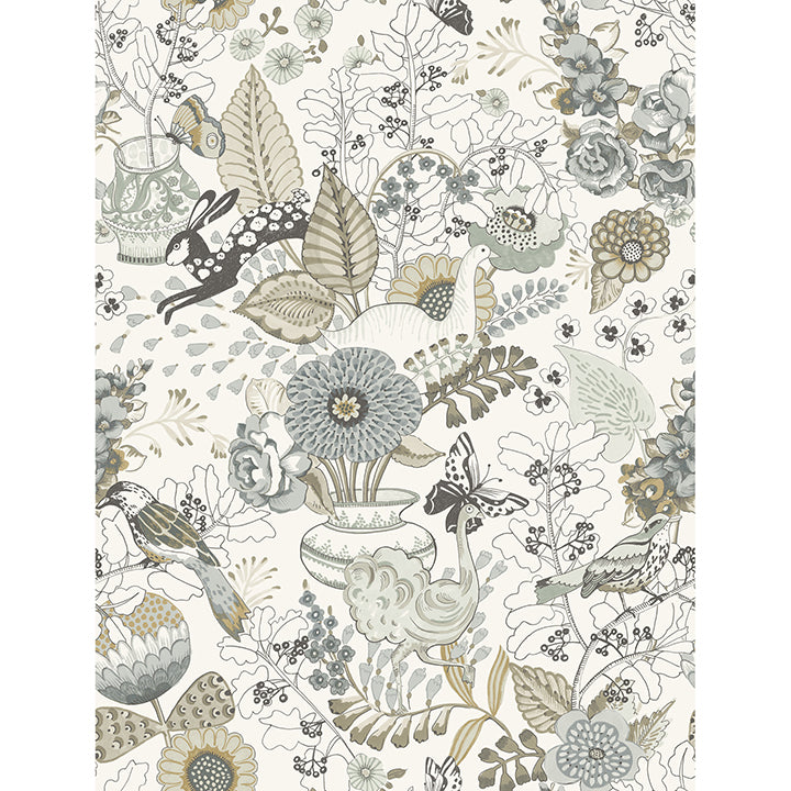 Whimsy Fauna Wallpaper