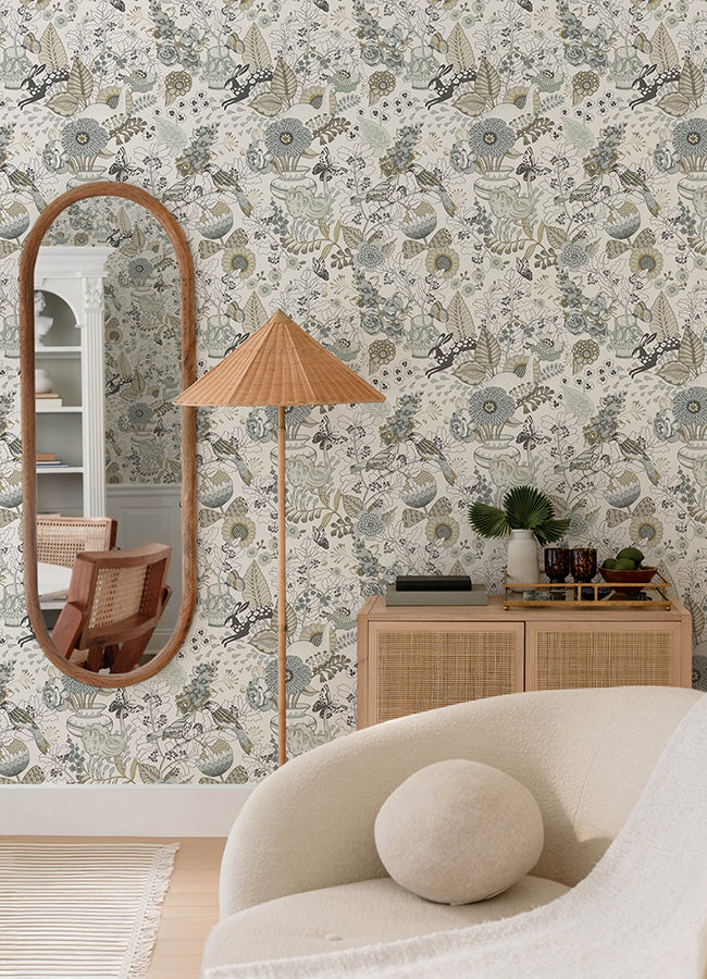 Whimsy Fauna Wallpaper