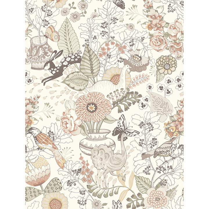 Whimsy Fauna Wallpaper