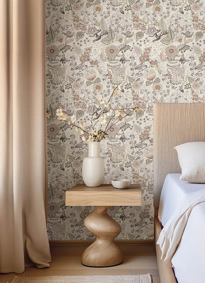 Whimsy Fauna Wallpaper