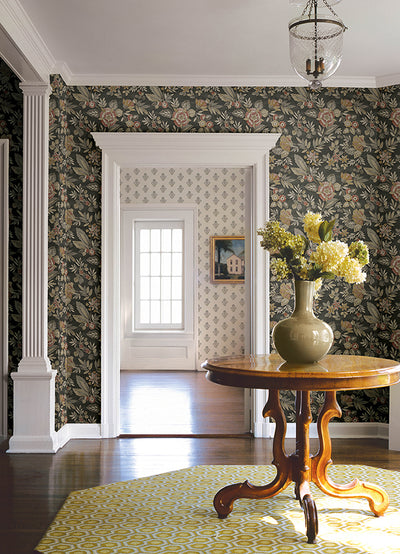 Begonia Floral Trail Wallpaper