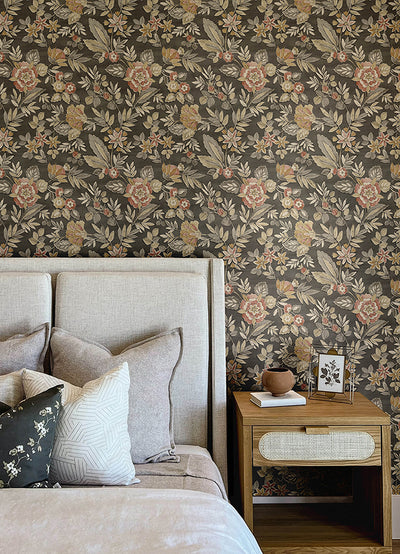 Begonia Floral Trail Wallpaper