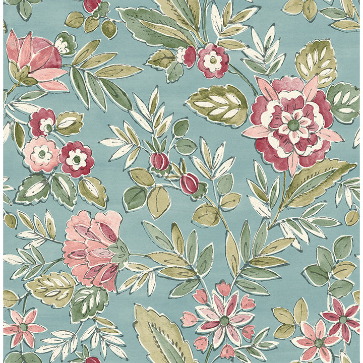 Begonia Floral Trail Wallpaper