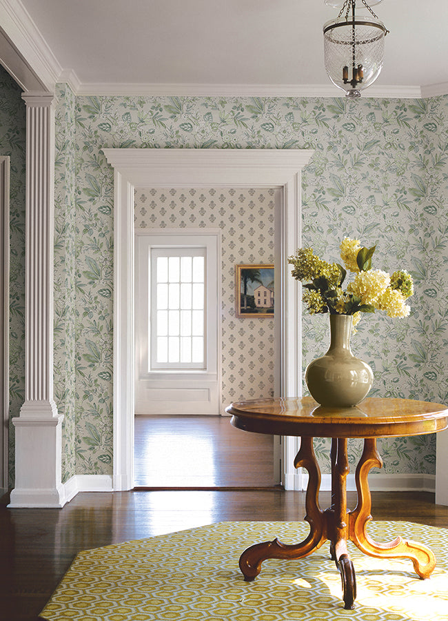 Begonia Floral Trail Wallpaper