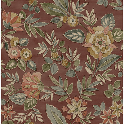 Begonia Floral Trail Wallpaper