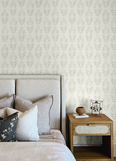 Garland Block Tulip Wallpaper