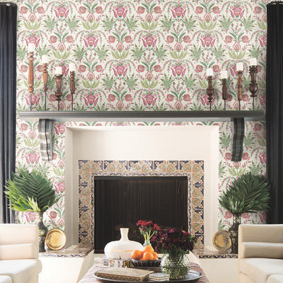 Seaside Jacobean Wallpaper
