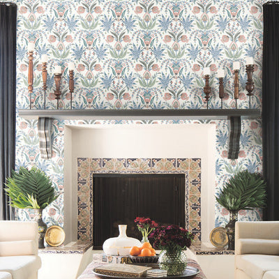 Seaside Jacobean Wallpaper