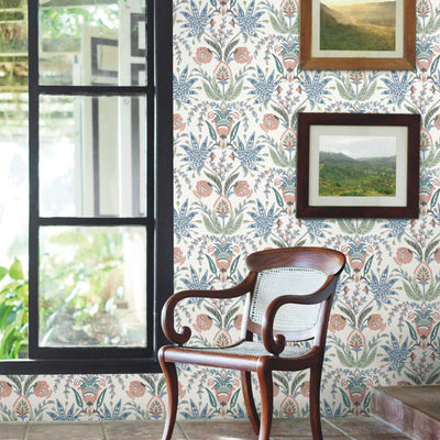 Seaside Jacobean Wallpaper