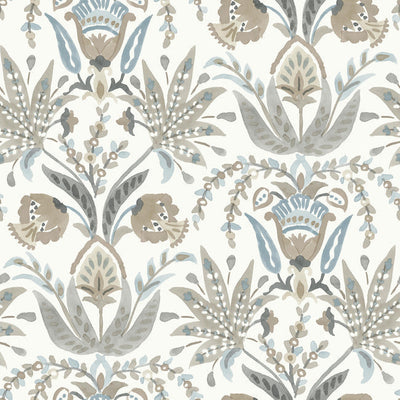 Seaside Jacobean Wallpaper