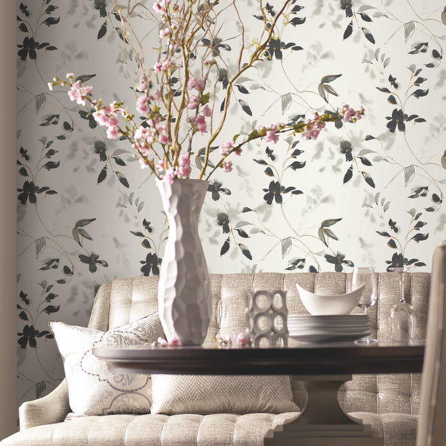 York Linden Flower Premium Peel and Stick Wallpaper