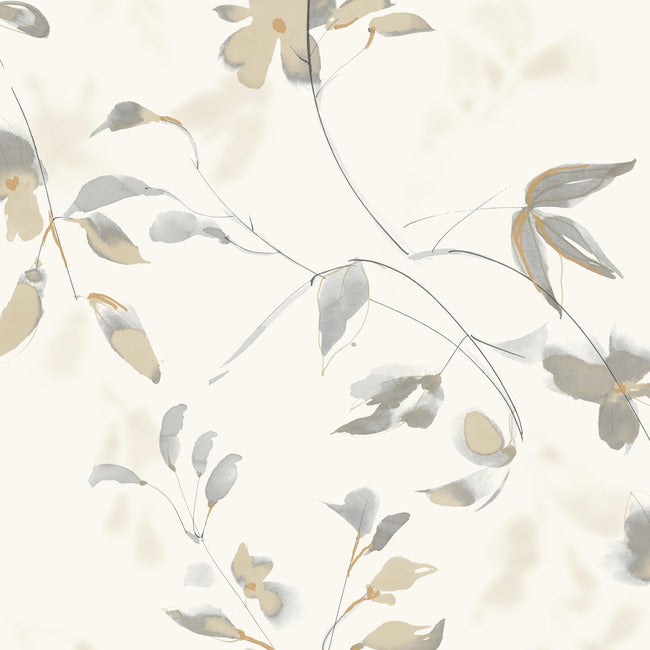 York Linden Flower Premium Peel and Stick Wallpaper