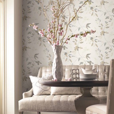 York Linden Flower Premium Peel and Stick Wallpaper